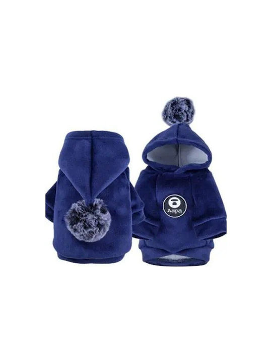 Dog Shirt in Blue color 35cm.