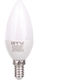Gtv Λάμπα LED 3W για Ντουί E14 και Σχήμα G45 Θερμό Λευκό 200lm