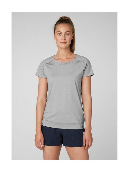 Helly Hansen Damen Sportlich T-shirt Gray