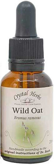 Crystal Herbs Αγριοβρώμη Ανθοΐαμα σε Σταγόνες 25ml 1τμχ