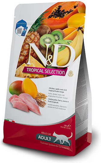 Farmina N&D Dry Food for Adult Cats with Chicken 5kg