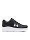 Surge 4 Kids Sports Shoes Running with Hoop & Loop Closure Black