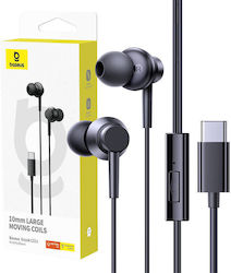 Baseus Encok Freisprecheinrichtung mit Stecker USB-C Schwarz