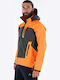 Χειμωνιάτικο Μπουφάν Softshell Αδιάβροχο και Αντιανεμικό Orange Khaki