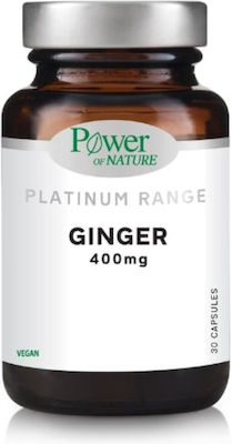Power Health Platinum Range Ginger 400mg Ginger 30 κάψουλες