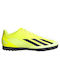 Adidas X Crazyfast Club TF Low Football Shoes with Molded Cleats Yellow