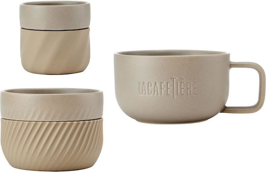 La Cafetière Σετ Φλιτζάνια Καφέ 3τμχ