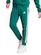 Adidas Men's Fleece Sweatpants with Rubber Green