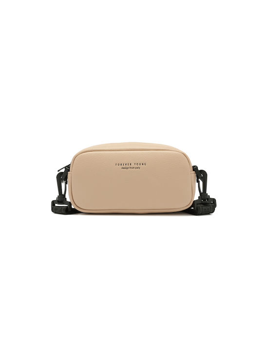 Pierre Loues Din piele Geantă de damă Crossbody Bej