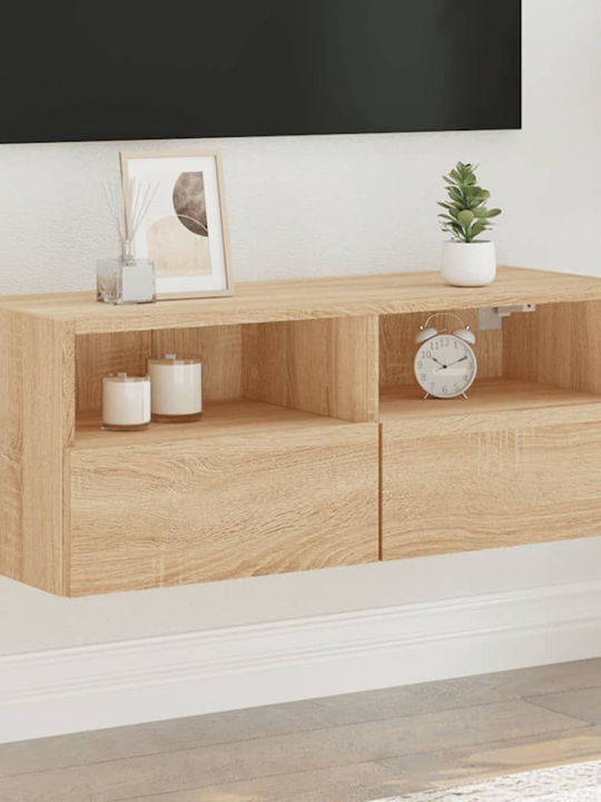 Έπιπλο Τηλεόρασης Sonoma Δρυς Μ80xΠ30xΥ30cm