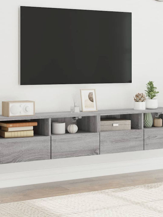 Έπιπλο Τηλεόρασης Γκρι Sonoma Μ80xΠ30xΥ30cm