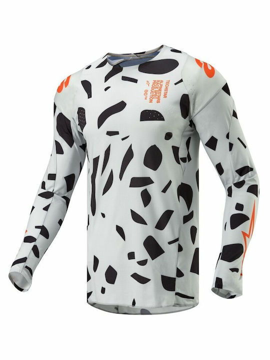 Alpinestars Männer Motocross-Shirt Gray Farbe