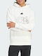 Adidas Hanorac pentru bărbați cu glugă White