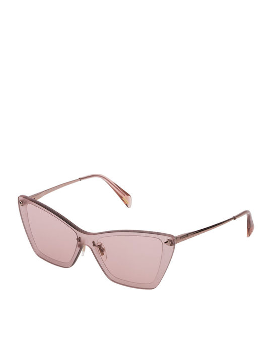 Police Women's Sunglasses with Pink Frame and P...