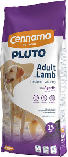 Pluto Press 15kg Ξηρά Τροφή για Ενήλικους Σκύλους με Αρνί