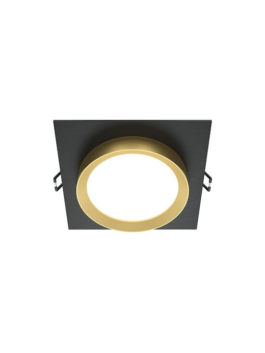 Maytoni Spot Încorporat cu Soclu GX53 Negru 11x11cm. 1buc