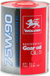 Wolver Βαλβολίνη για Διαφορικό 75W-90 1lt