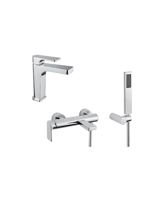 Orabella Mixing Bathtub Shower Faucet Complete Set