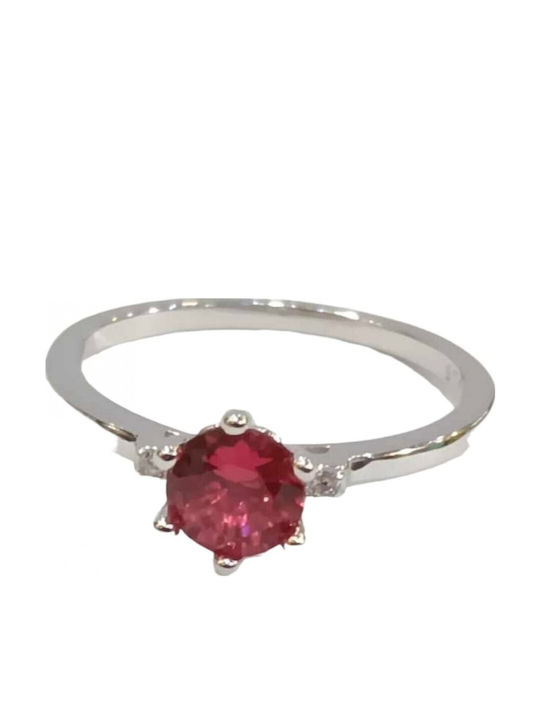 Prince Silvero Ring with Zircon made of Silver