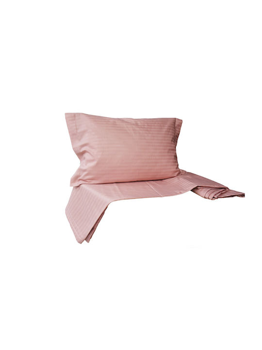 Decotelia Duvet Cover Set Queen with 2 Pillowcases 220x240 Pink
