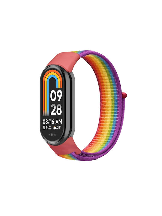 Loop Curea Tesatura Rainbow (Smart Band 8 / Smart Band 9 / Smart Band 10)