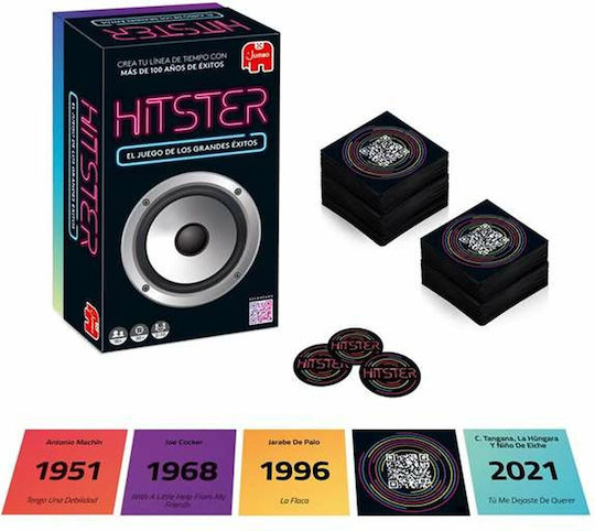 Joc de Societate Hitster - Greatest Musical Hits! (ES) pentru 2-10 Jucători 16+ Ani (ES) Diset