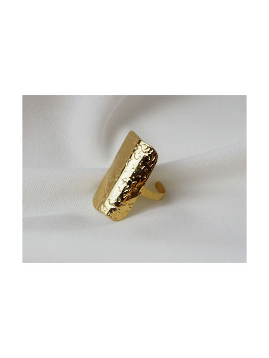 Women's Ring from Steel Gold Plated