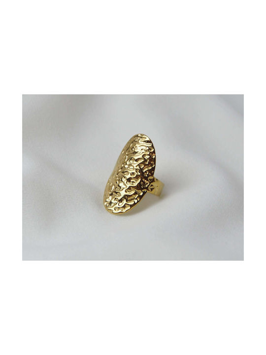 Women's Ring from Steel Gold Plated