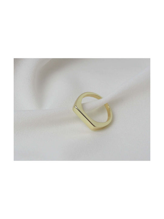 Women's Ring from Steel Gold Plated