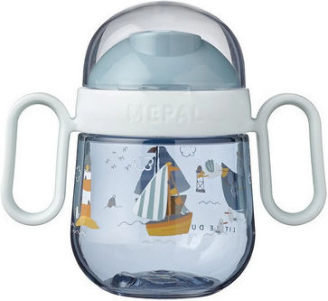 Little Dutch Sailors Bay Educational Sippy Cup Plastic with Handles Multicolour for 6m+m+ 200ml