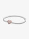 Pandora Damenarmband mit Herz-Design aus 14K Roségold 19cm