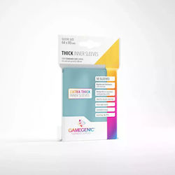 Gamegenic Thick Inner Inner Sleeve 50pcs Transparent