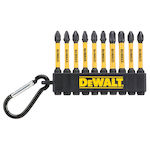 Dewalt Set 10 Biți Șurubelniță Flextorq