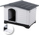 Glee Olympus Dog House Plastic Outdoor Gray 87x72x77.5cm