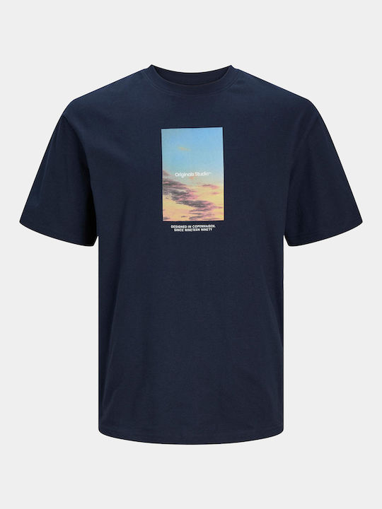 Jack & Jones Παιδικό T-shirt Σκούρο Μπλε