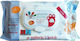 64 Dog Wipes for Foot Cleansing with Powder Scent