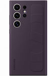 Samsung Standing Grip Back Cover Silicone with Strap Dark Violet (Galaxy S24 Ultra)