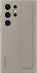 Samsung Standing Grip Back Cover Silicone with Strap Taupe (Galaxy S24 Ultra)