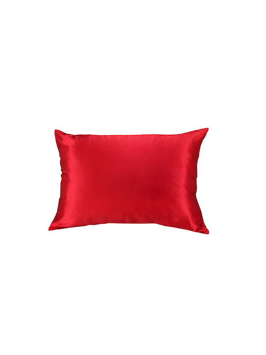 Set of Pillowcases with Envelope Cover Red 50x70cm