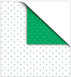 Cardboard Polka Dot Κολαζ Green 50x70cm