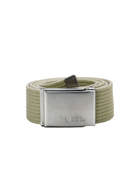Fjallraven Men's Fabric Webbing Belt Wide Belt Gray
