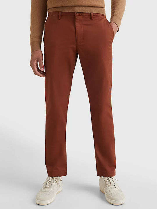 Tommy Hilfiger Pantaloni de Bărbați din Jean Burgundy