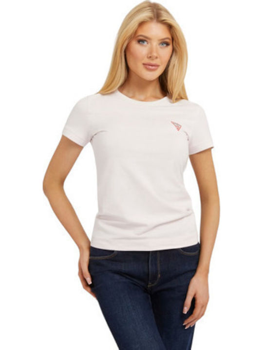 Guess Γυναικείο T-shirt Ροζ