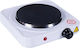 Bakaji Enamel Countertop Single Burner White