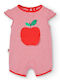 Boboli Baby Bodysuit Set Short-Sleeved Red