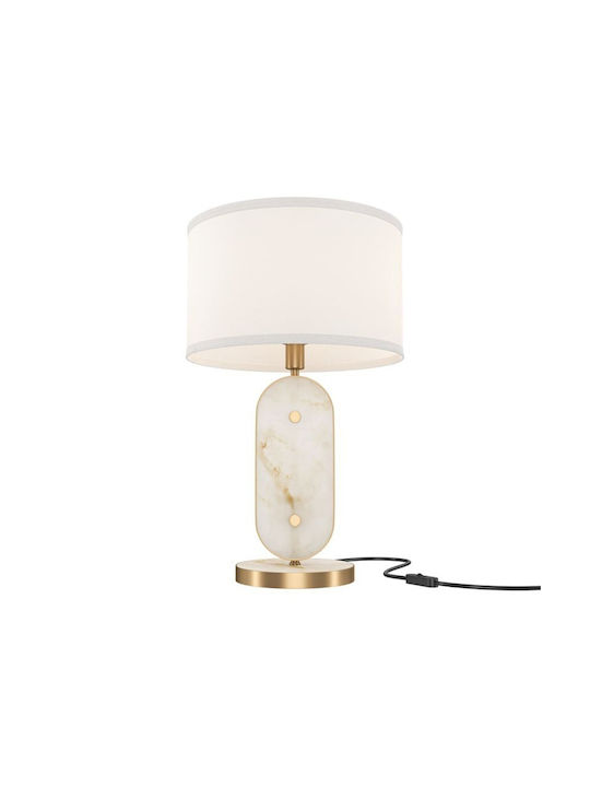 Maytoni Tischlampe mit Weiß Schirm und Basis