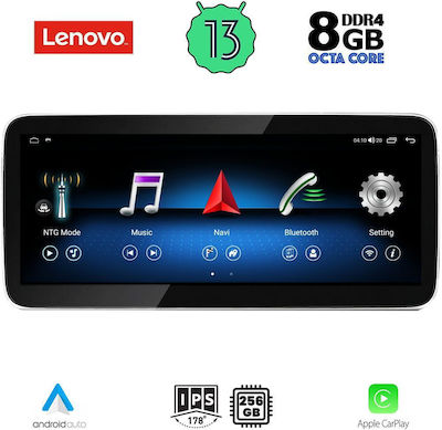 Lenovo Ηχοσύστημα Αυτοκινήτου για Mercedes-Benz E Class 2009-2011 (Bluetooth/USB/AUX/WiFi/GPS/Apple-Carplay/Android-Auto) με Οθόνη Αφής 12.3"