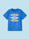Mayoral Kids Swimwear Sunscreen (UV) Shirt Beat The Heat Blue