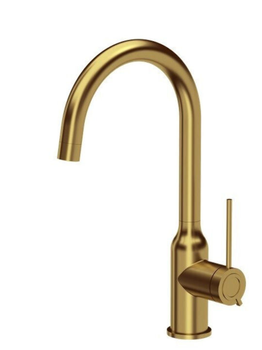 Quadron Kitchen Faucet Counter Gold