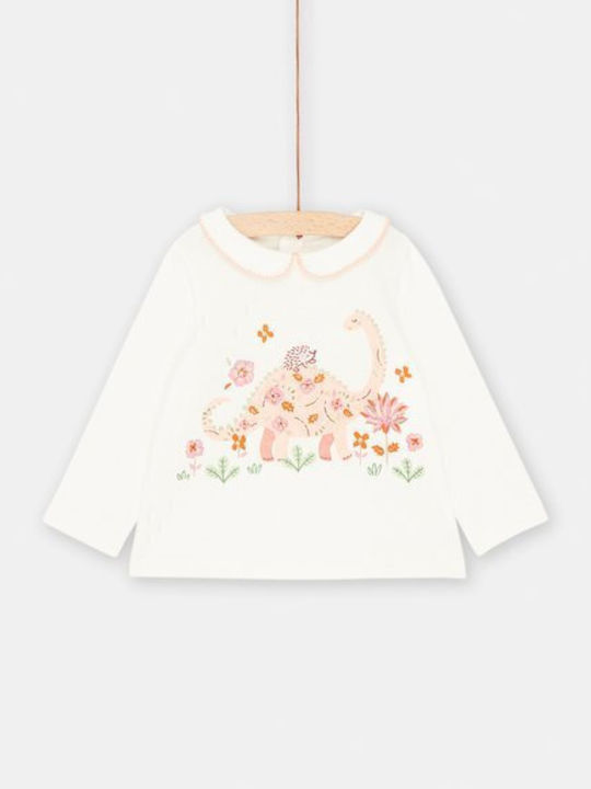 Dpam Kids Blouse Long Sleeve white